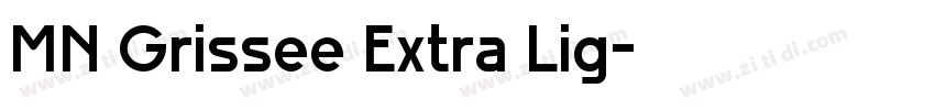 MN Grissee Extra Lig字体转换